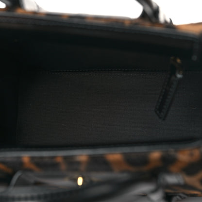 Givenchy Calf Hair Box Calfskin Leopard Print Mini Lock Antigona Shoulder Bag Black Brown 5 of 11