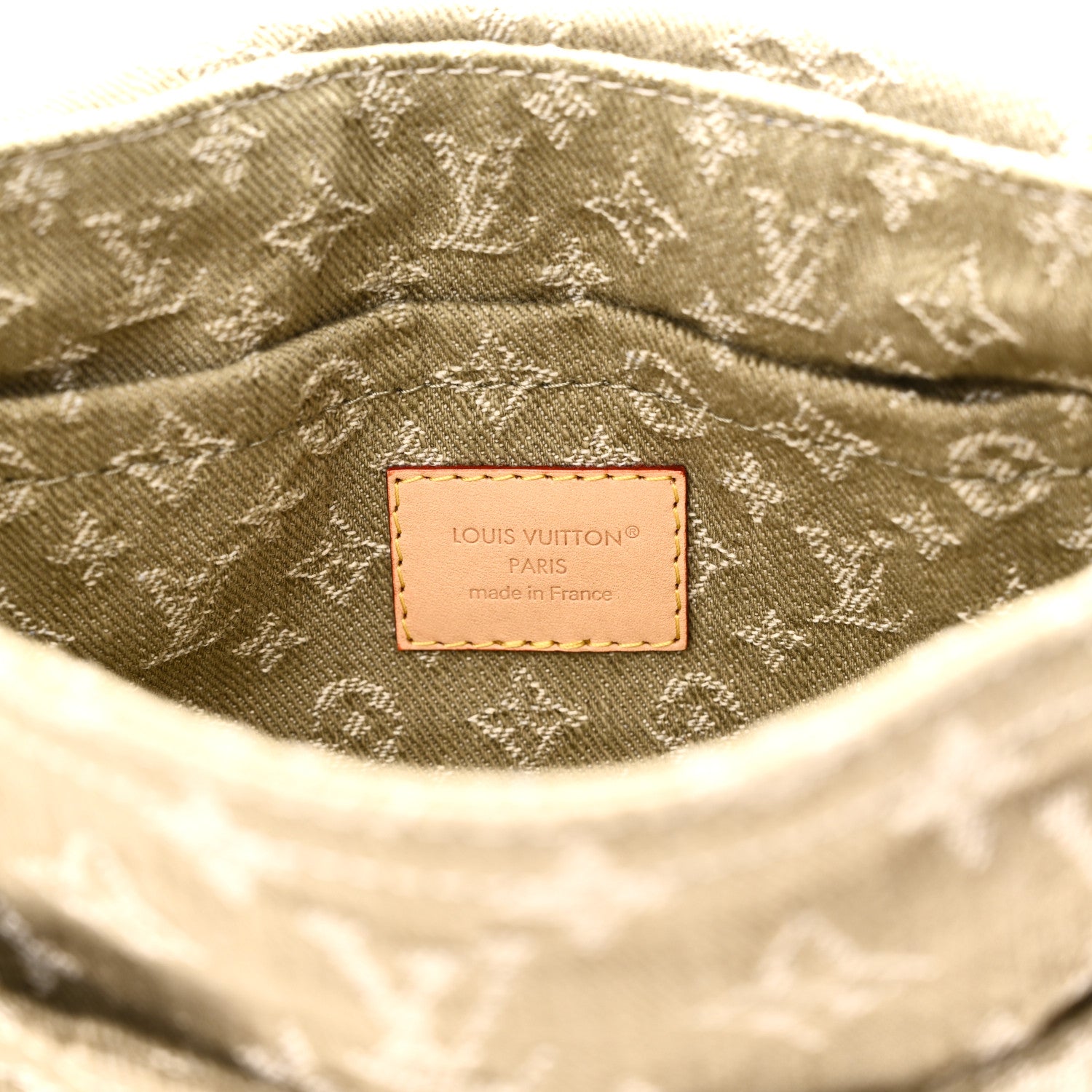 Louis Vuitton Monogram Denim Sunset Khaki 6 of 9