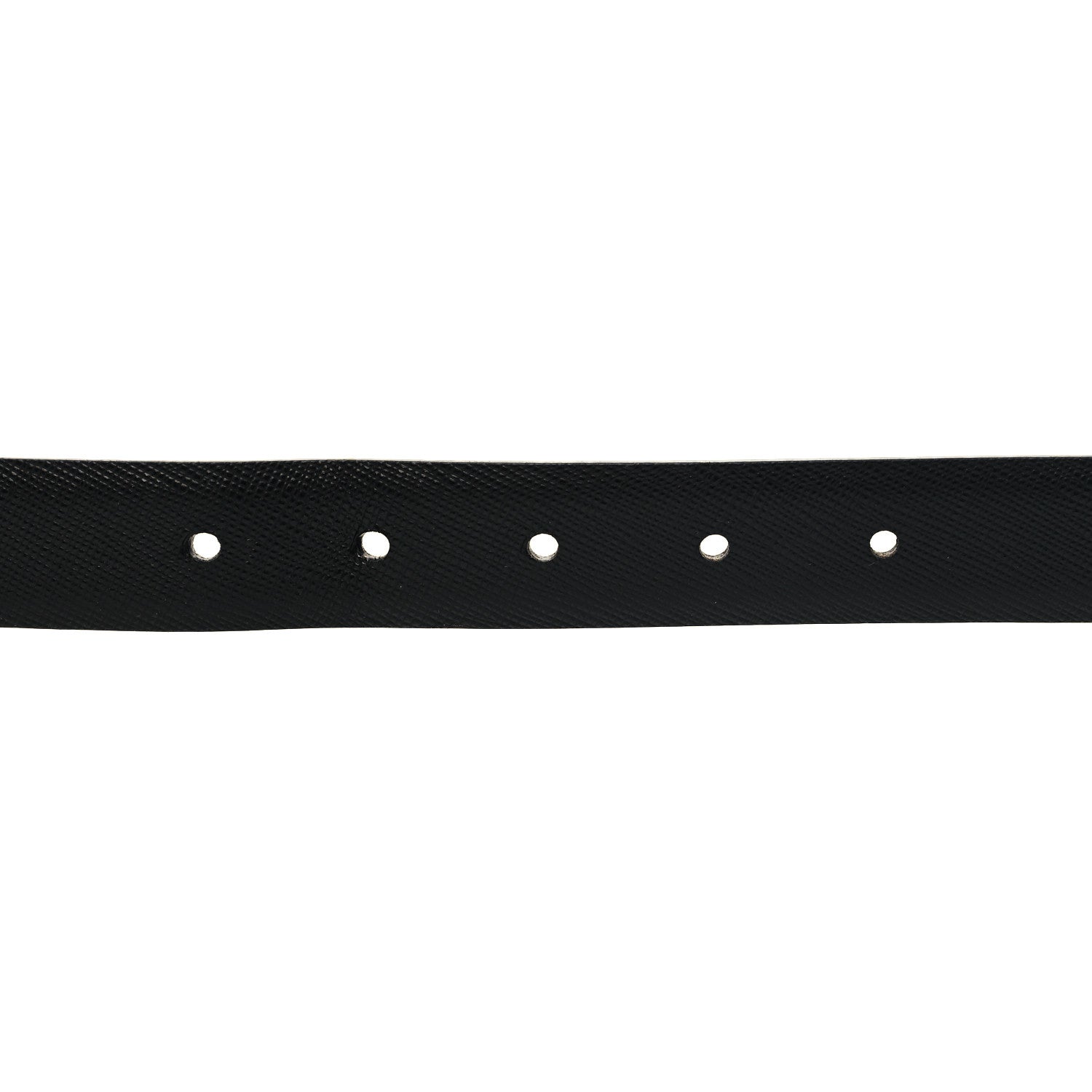 Prada City Calfskin Micro Sidonie Belt Bag 85 34 White Black 6 of 8
