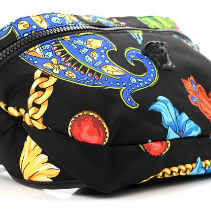 Versace Nylon Marsupio St Catene Medusa Belt Bag Black Multicolor 8 of 9
