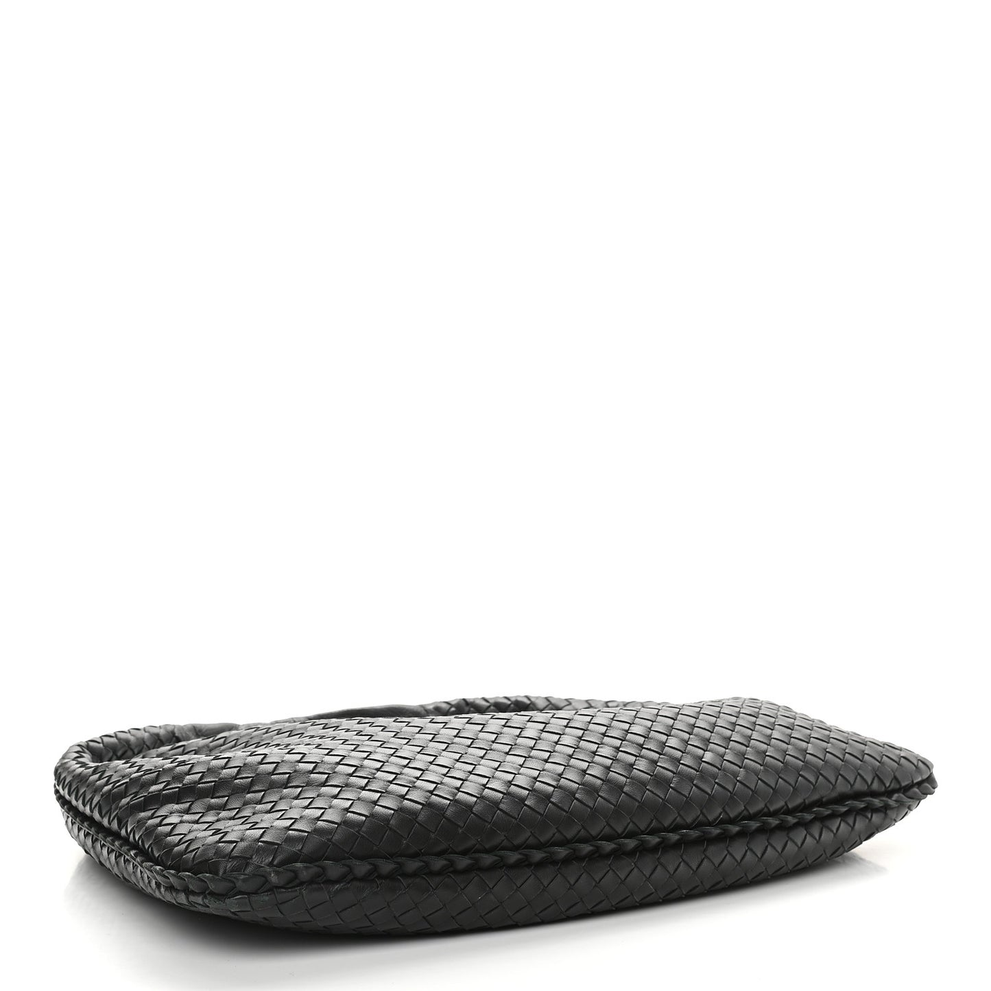 Nappa Intrecciato Large Veneta Hobo Black