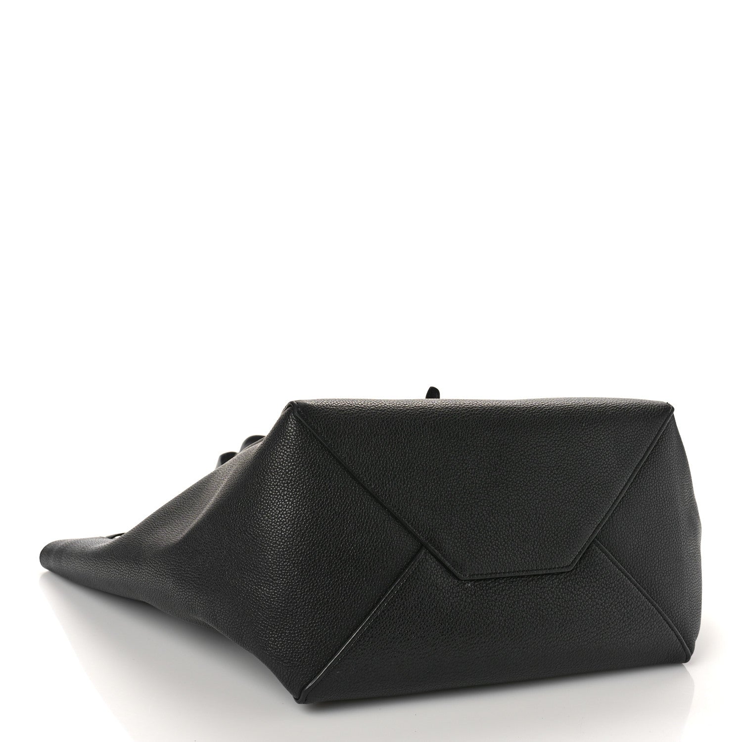 Celine Soft Grained Calfskin Small Belt Cabas Phantom Black 4 of 9