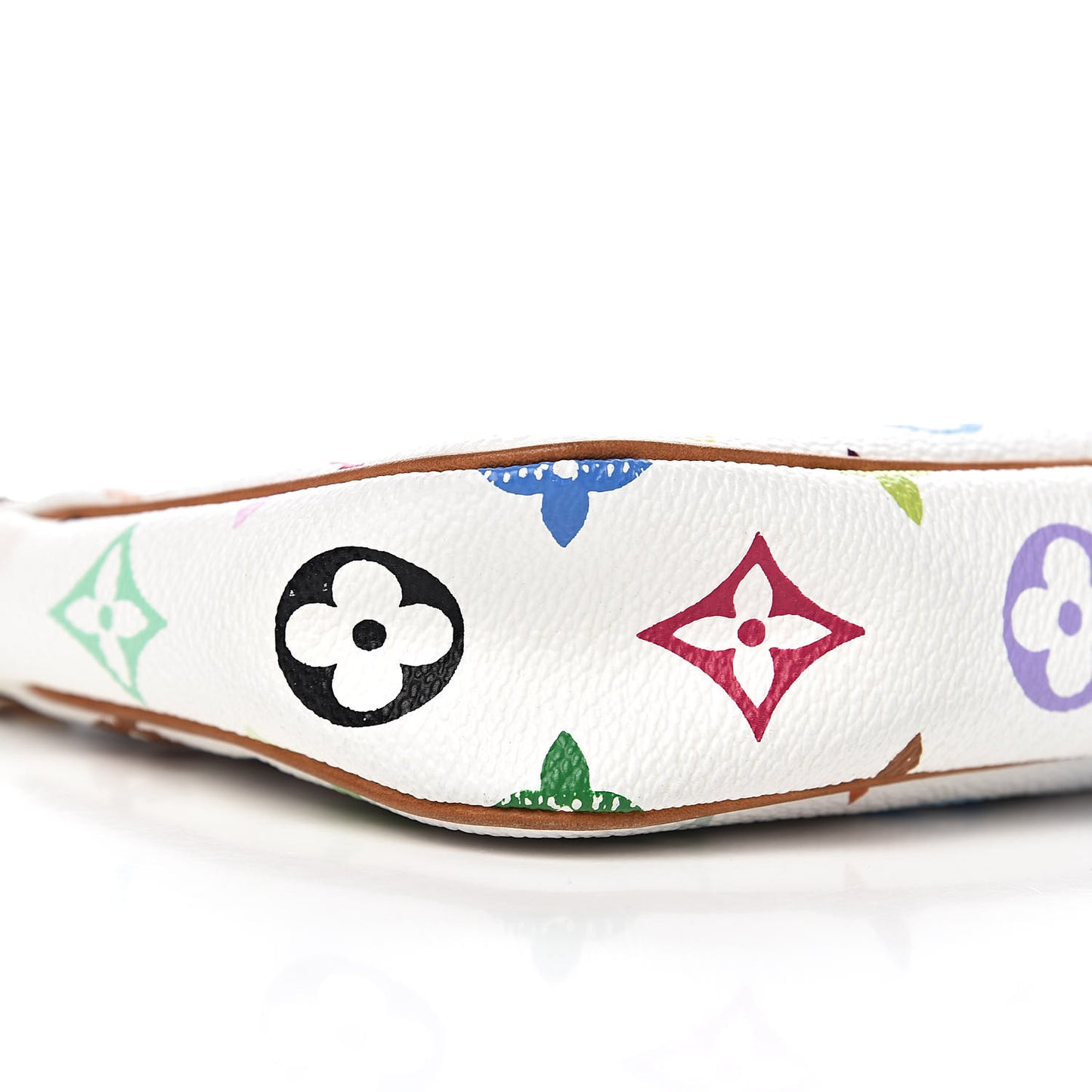 Monogram Multicolor Pochette Accessories White