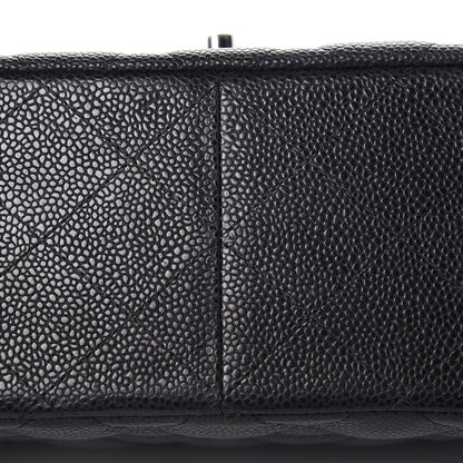 Chanel Caviar Quilted Jumbo Double Flap Black 10 of 14