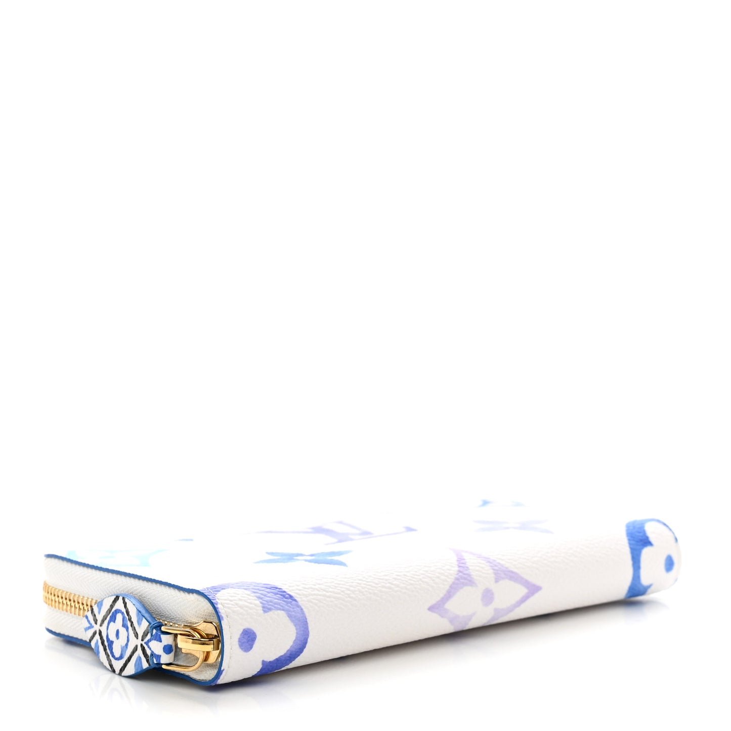 Monogram Giant By The Pool Zippy Wallet Resort Blue