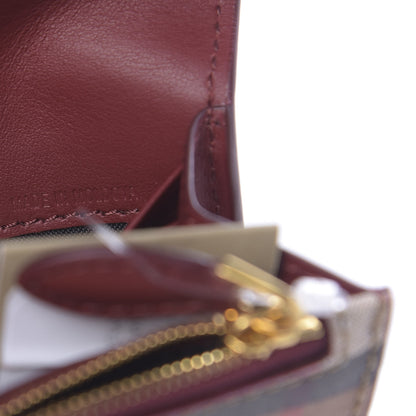 Burberry Vintage Check Continental Wallet Crimson 8 of 8