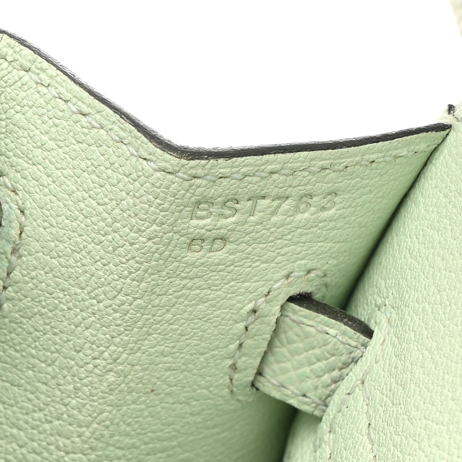 Hermes Epsom Birkin Sellier 25 Vert Fizz 7 of 13