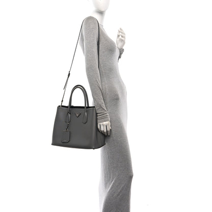 Prada Saffiano Cuir Small Double Bag Marmo 2 of 9