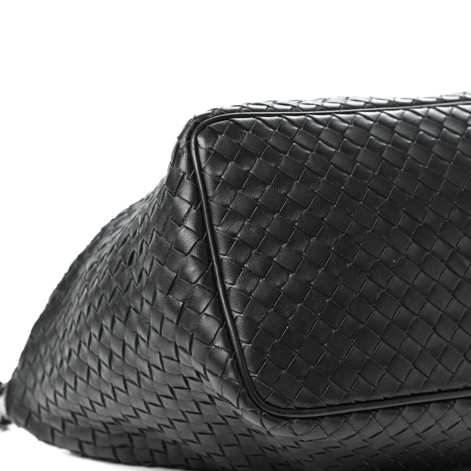 Bottega Veneta Nappa Intrecciato Medium Shoulder Bag Black 7 of 9