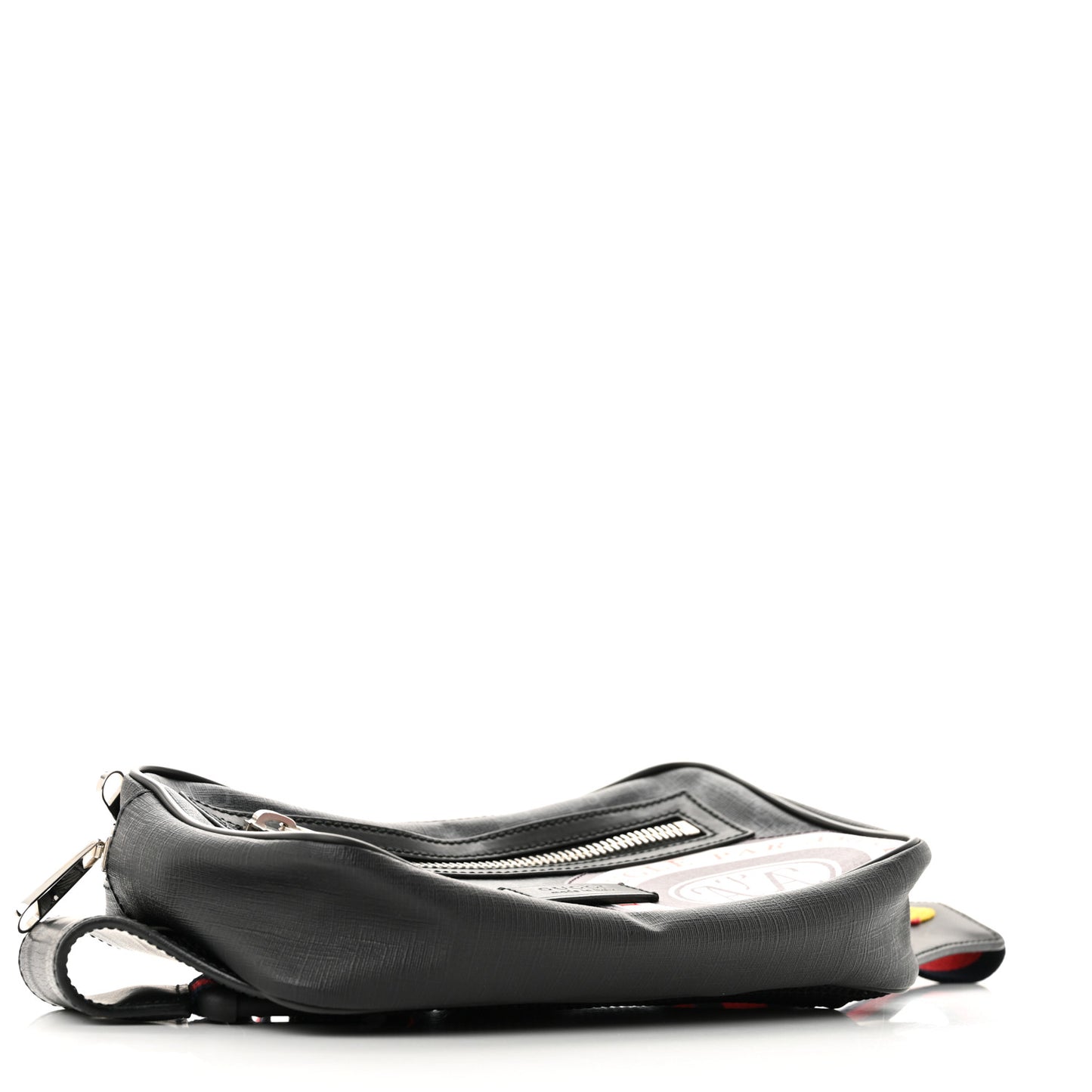 GG Supreme Monogram Night Courrier Belt Bag Black Multicolor