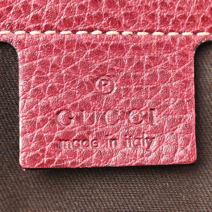 Gucci Monogram Medium Aviatrix Boston Ebony Bordeaux 6 of 11