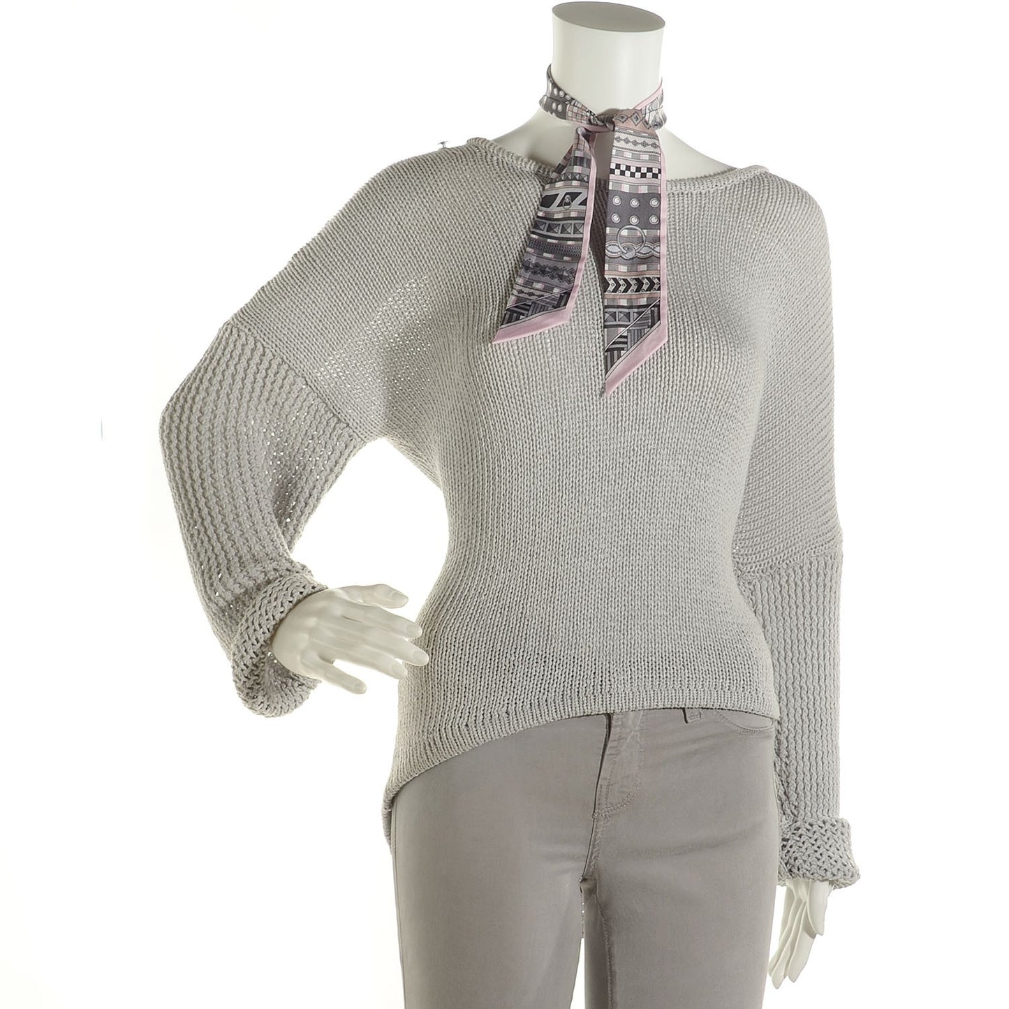 Silk Colliers de Chiens Twilly Rose Pale Gris Beige Rose