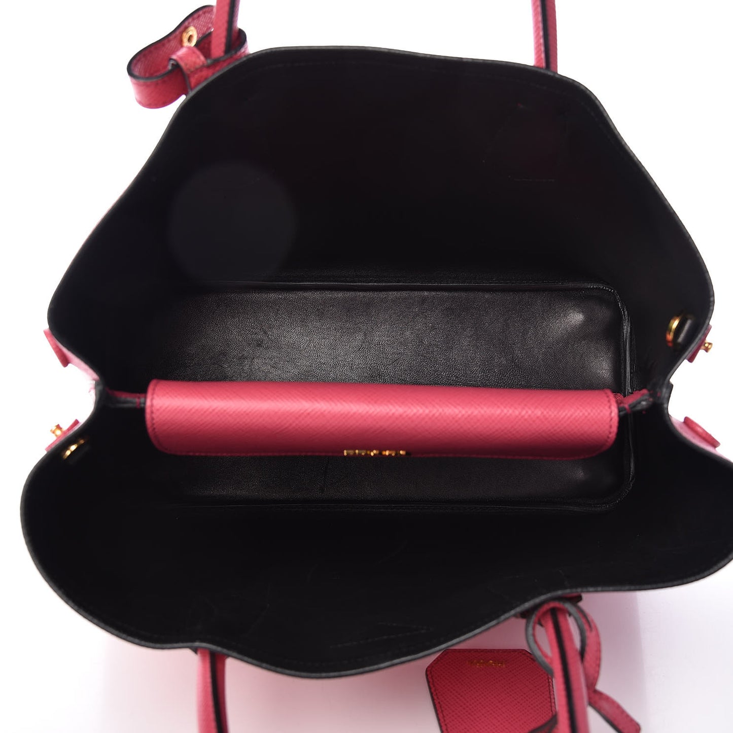 Saffiano Cuir Medium Double Bag Peonia
