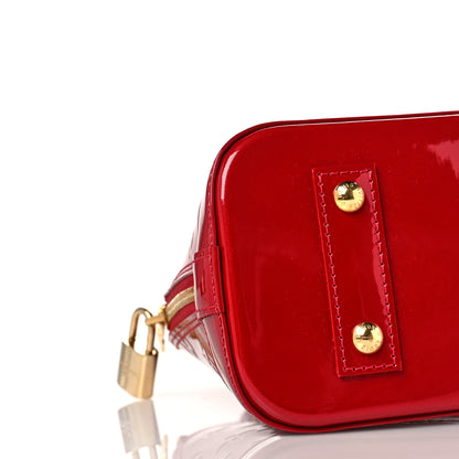 Louis Vuitton Vernis Alma BB Pomme D'Amour 6 of 7