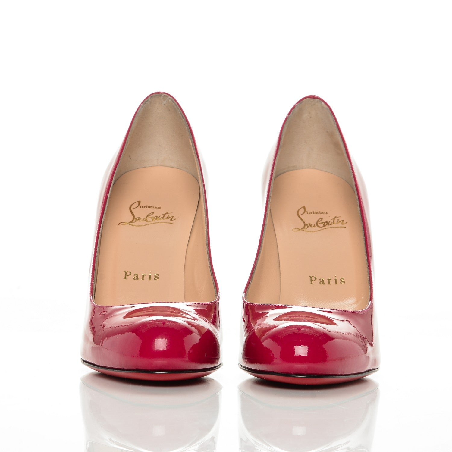 Christian Louboutin Patent Simple 100 Pumps 37 Pivoine 2 of 7