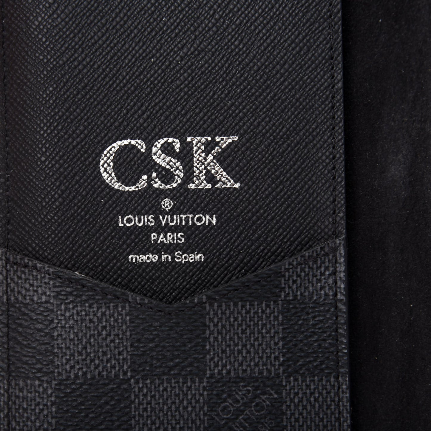 Damier Graphite iPhone X Folio Case