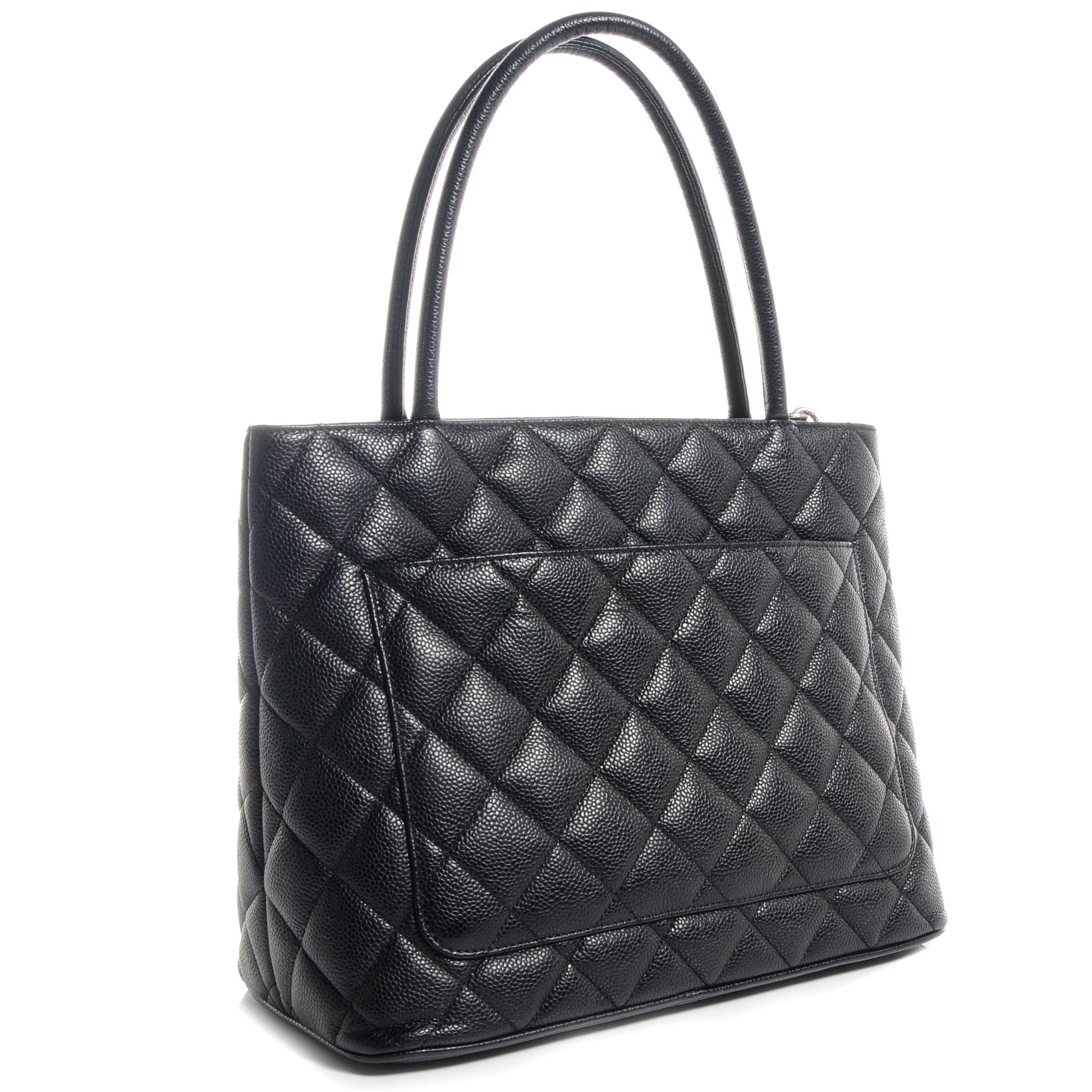Chanel Caviar Quilted Medallion Tote Black 3 of 14