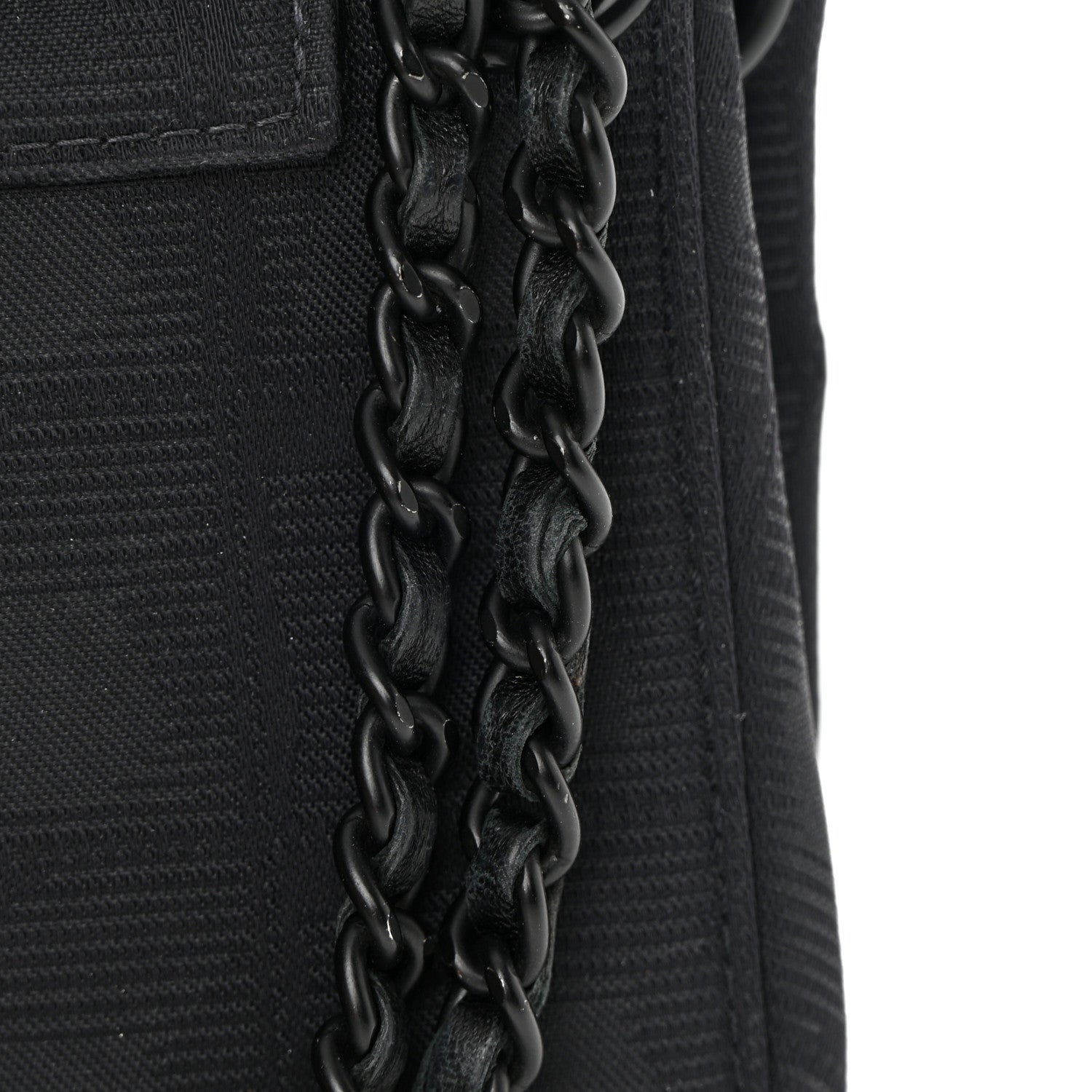 Chanel Nylon Mini Travel Accordion Flap Black 15 of 16