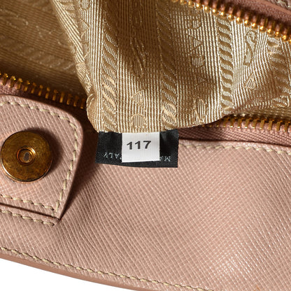 Prada Saffiano Lux Large Tote Cammeo 7 of 9