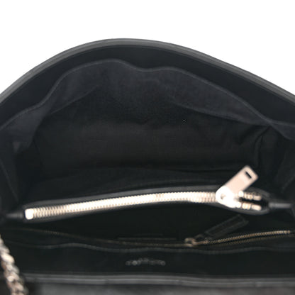 Saint Laurent Calfskin Y Quilted Monogram Medium Loulou Chain Satchel Black 5 of 11