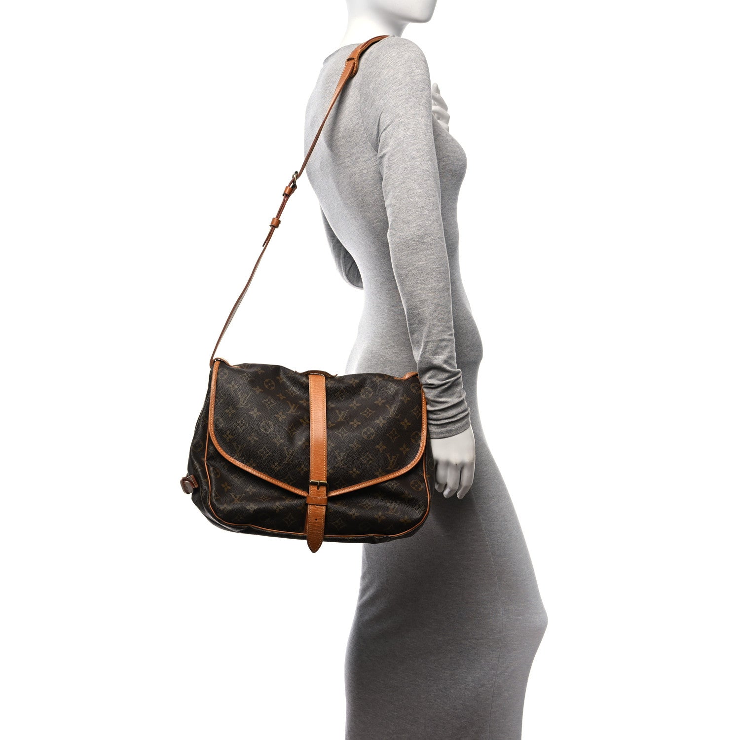 Louis Vuitton Monogram Saumur 35 2 of 14