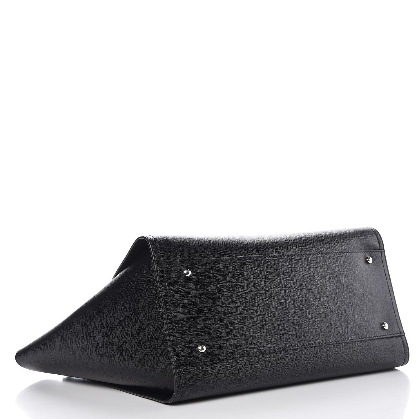 Caviar Medium Studded Deauville Tote Black