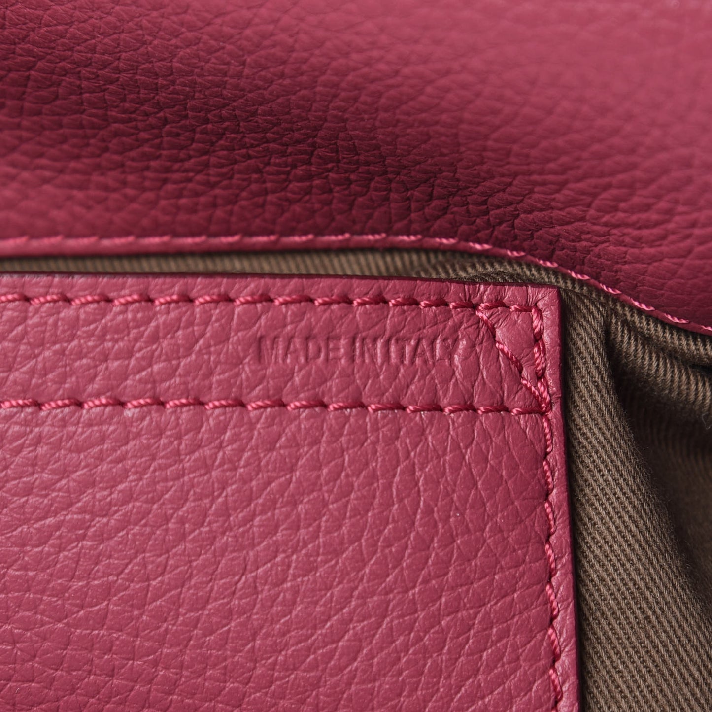 Grained Calfskin Medium Marcie Saddle Bag Dreamy Pink