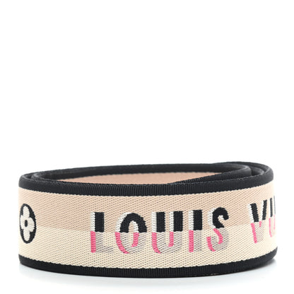 Louis Vuitton Jacquard Speedy Bandouliere 20 Shoulder Strap Black 2 of 4