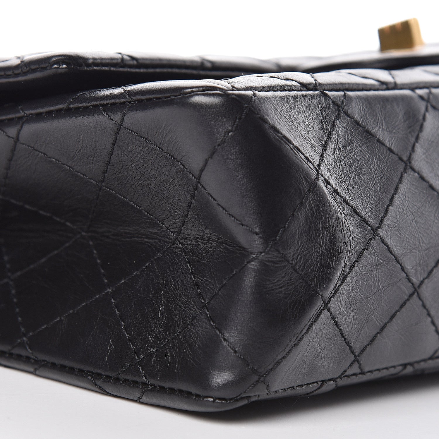 Chanel Aged Calfskin Quilted 2.55 Reissue 225 Flap Black 10 of 12
