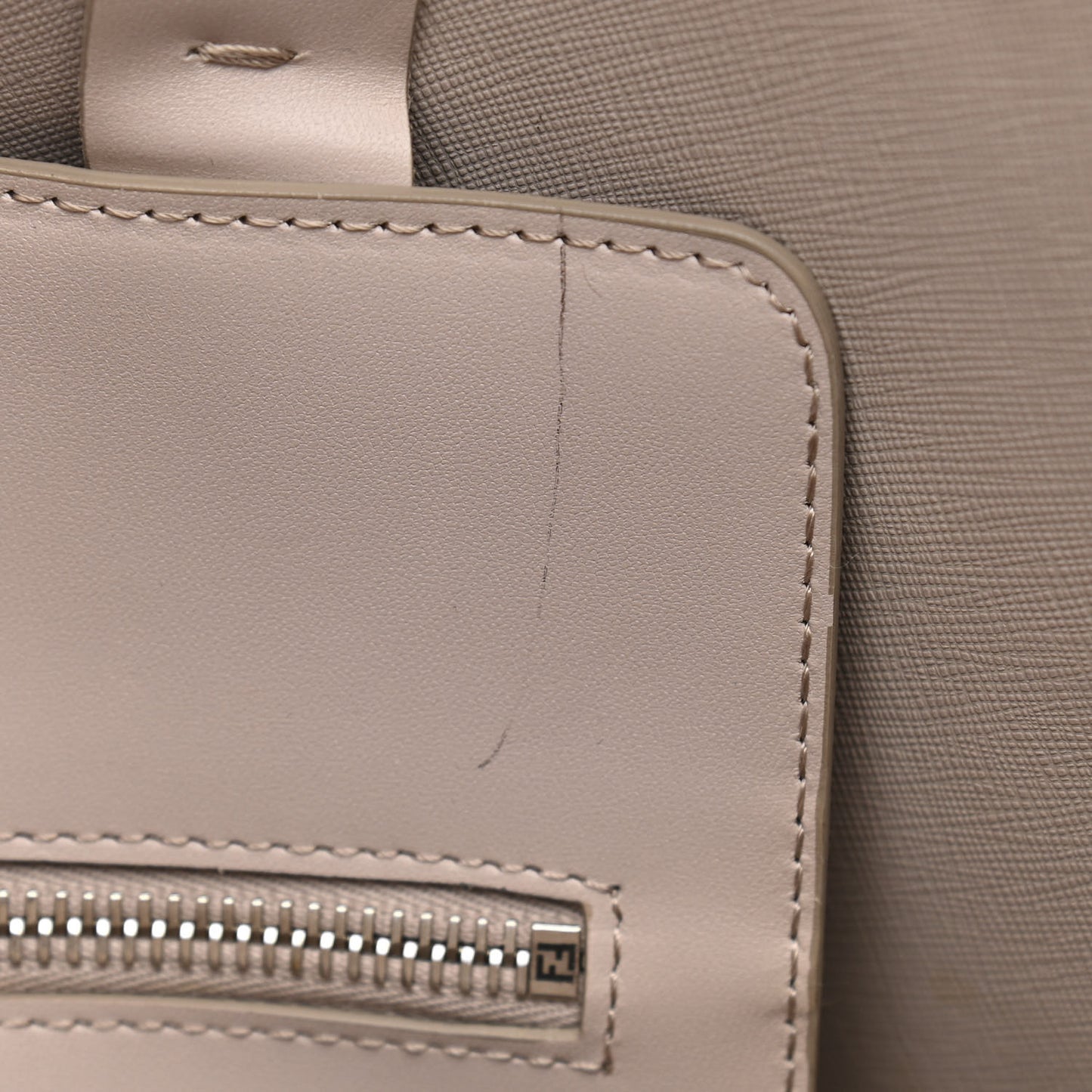Vitello Ginevra Elaphe Monster Eyes Shopping Tote Grigio Polvere Naturale