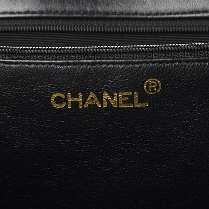 Chanel Lambskin CC Tote Black 6 of 11
