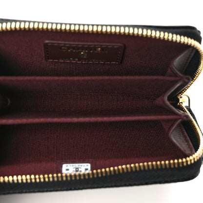 Chanel Caviar Quilted Zip Coin Purse Black 5 of 7