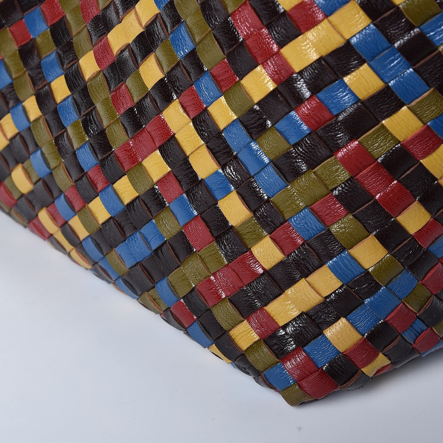 Nappa Intrecciato Medium Cabat Multicolor