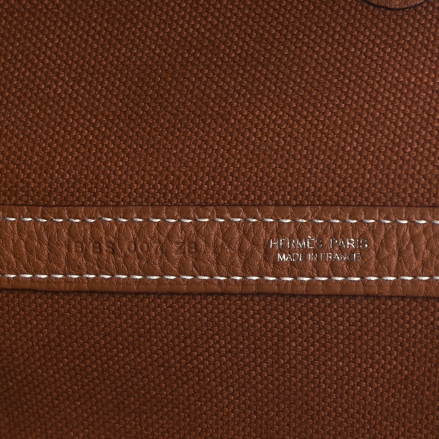 Hermes Toile Militaire Negonda Garden Party Voyage 49 GM Gold Fauve 6 of 9