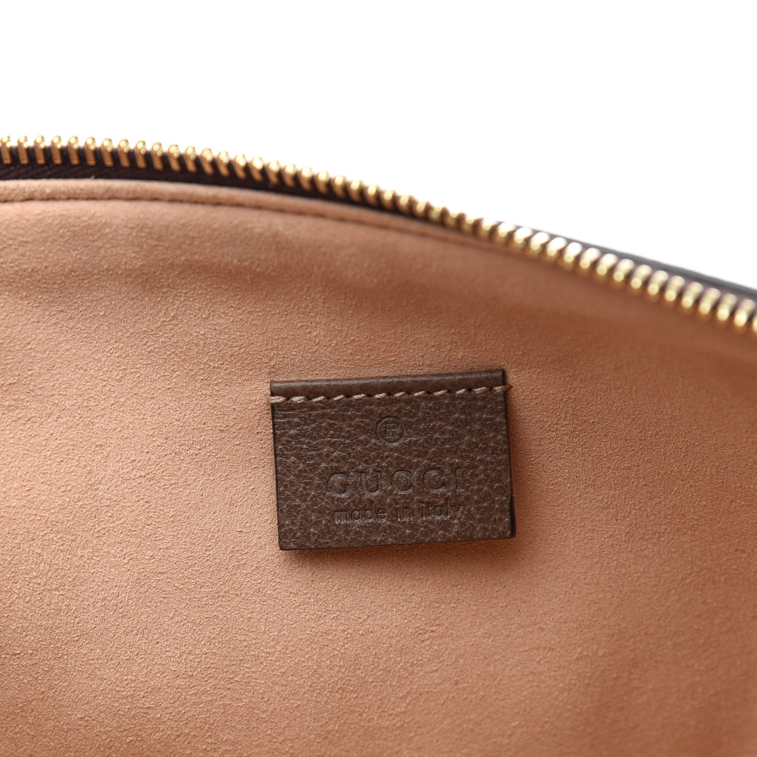 Gucci GG Supreme Monogram Large Ophidia Pouch Clutch Brown 6 of 8