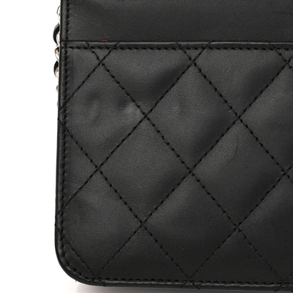 Chanel Calfskin Quilted Cambon Wallet On Chain WOC Black 12 of 17