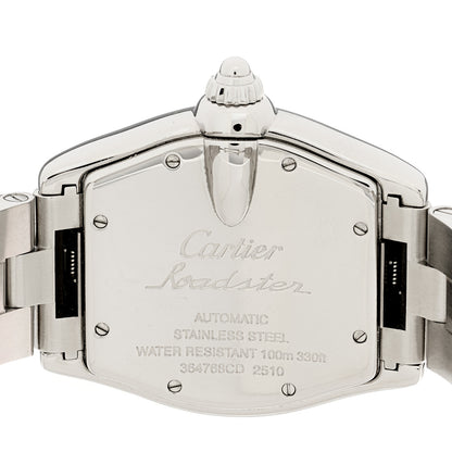 Cartier Stainless Steel 37mm Roadster Automatic Watch Black 4 of 5