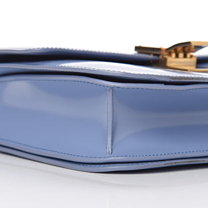 Celine Spazzolato Calfskin Medium Classic Box Flap Bag Porcelain 8 of 13