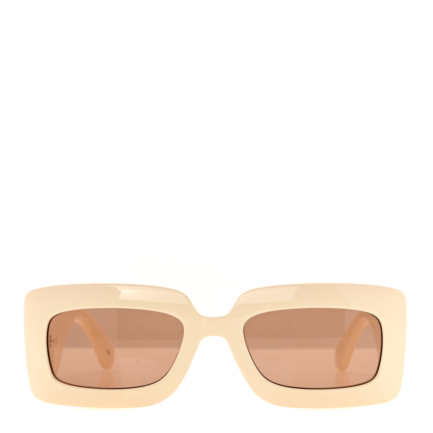 Acetate Rectangular Sunglasses GG0811S Ivory