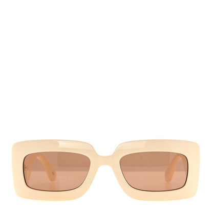 Gucci Acetate Rectangular Sunglasses GG0811S Ivory 2 of 6