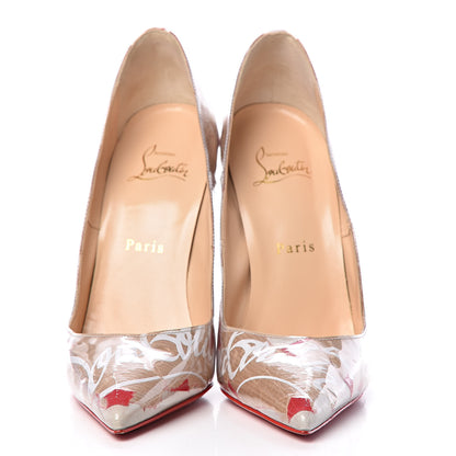 Christian Louboutin PVC Loubi Print So Kate 120 Pumps 38 Kraft 2 of 10