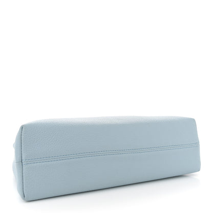 Versace Calfskin Vitello Virtus Hobo Light Blue 4 of 10