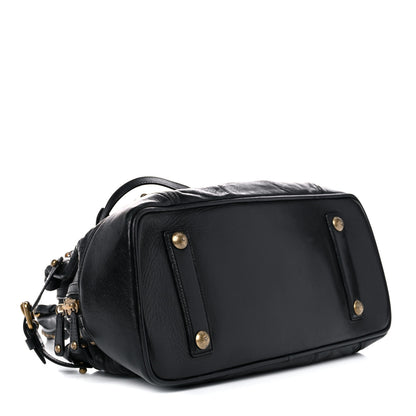Louis Vuitton Lambskin Riveting Black 4 of 20