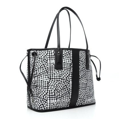 MCM Visetos Medium Liz Reversible Shopper Tote Black 10 of 13