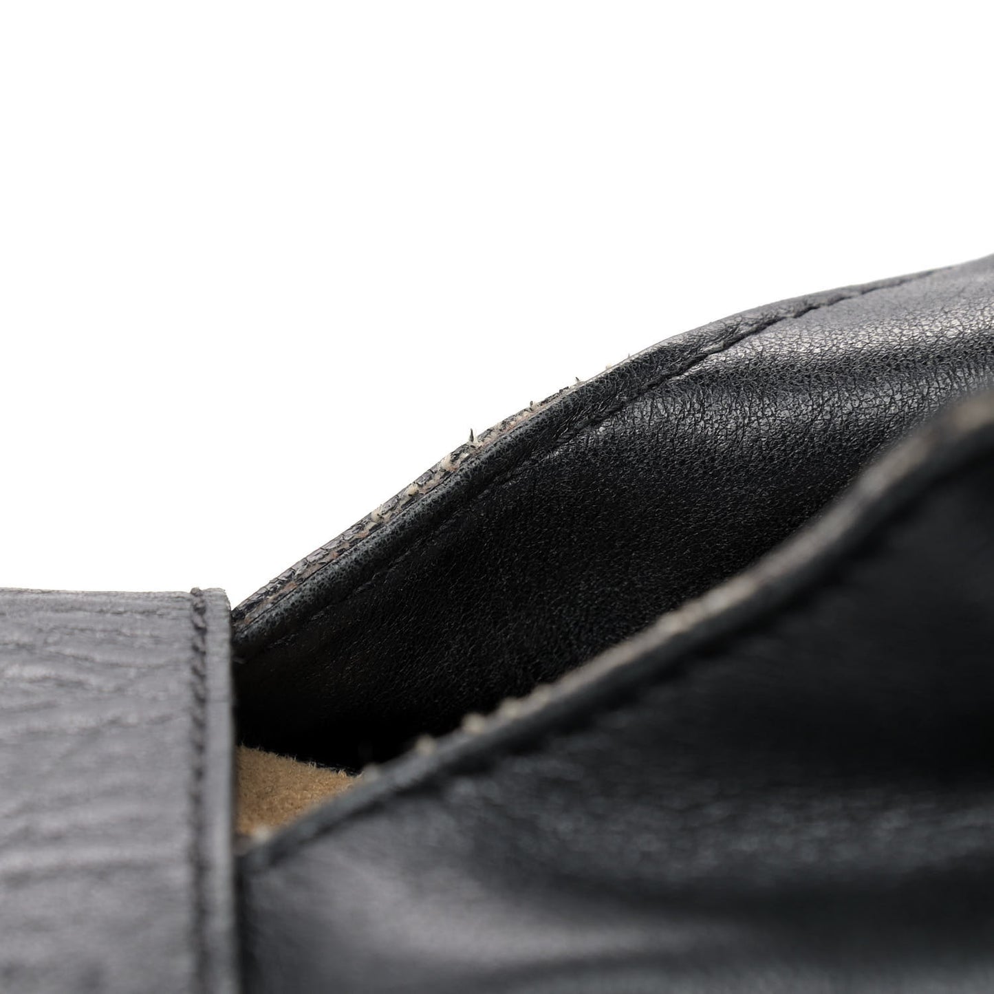 Supple Calfskin Large Radiant Hobo Black