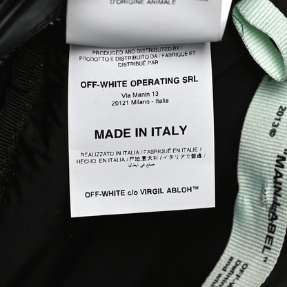Off-White Calfskin Logo Crossbody Bag Black 7 of 11