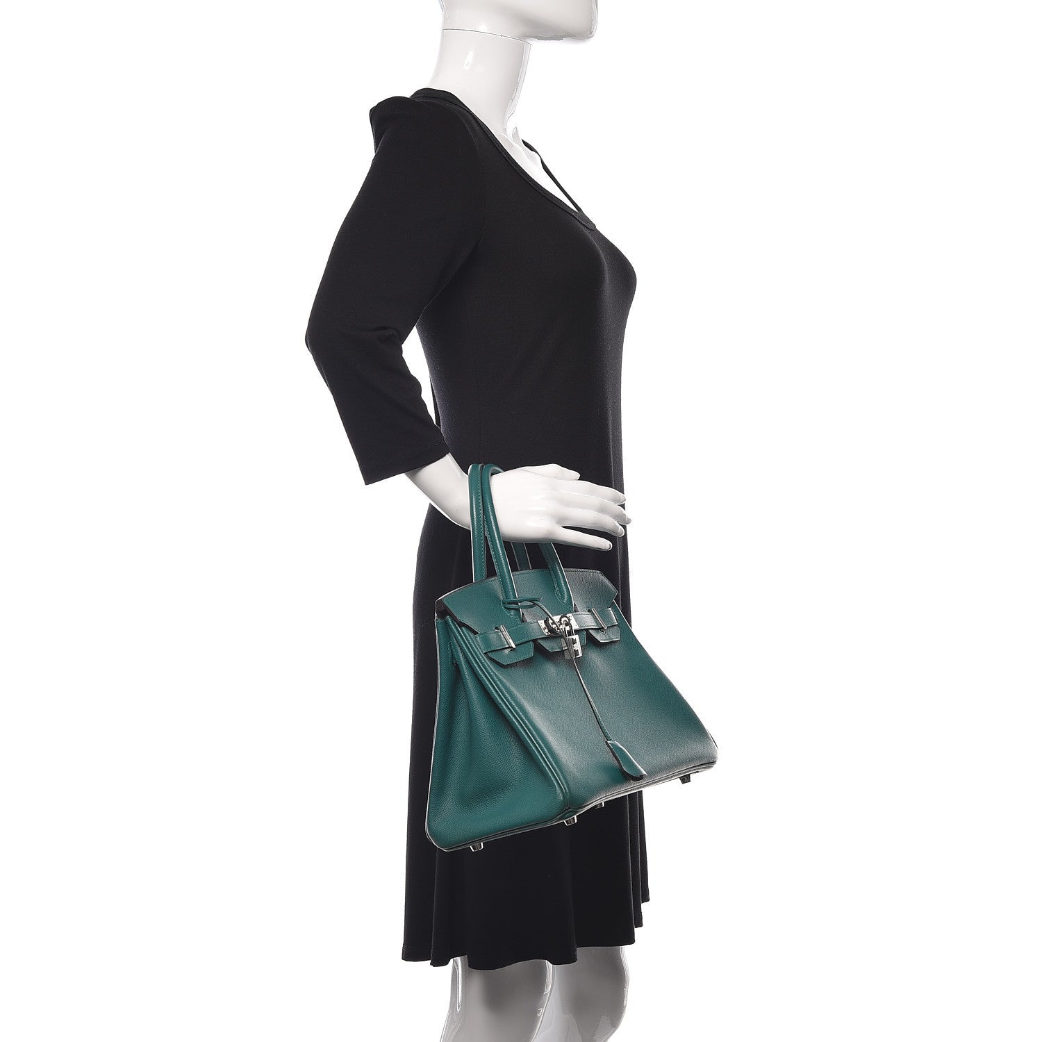 Hermes Epsom Birkin 30 Malachite 2 of 34