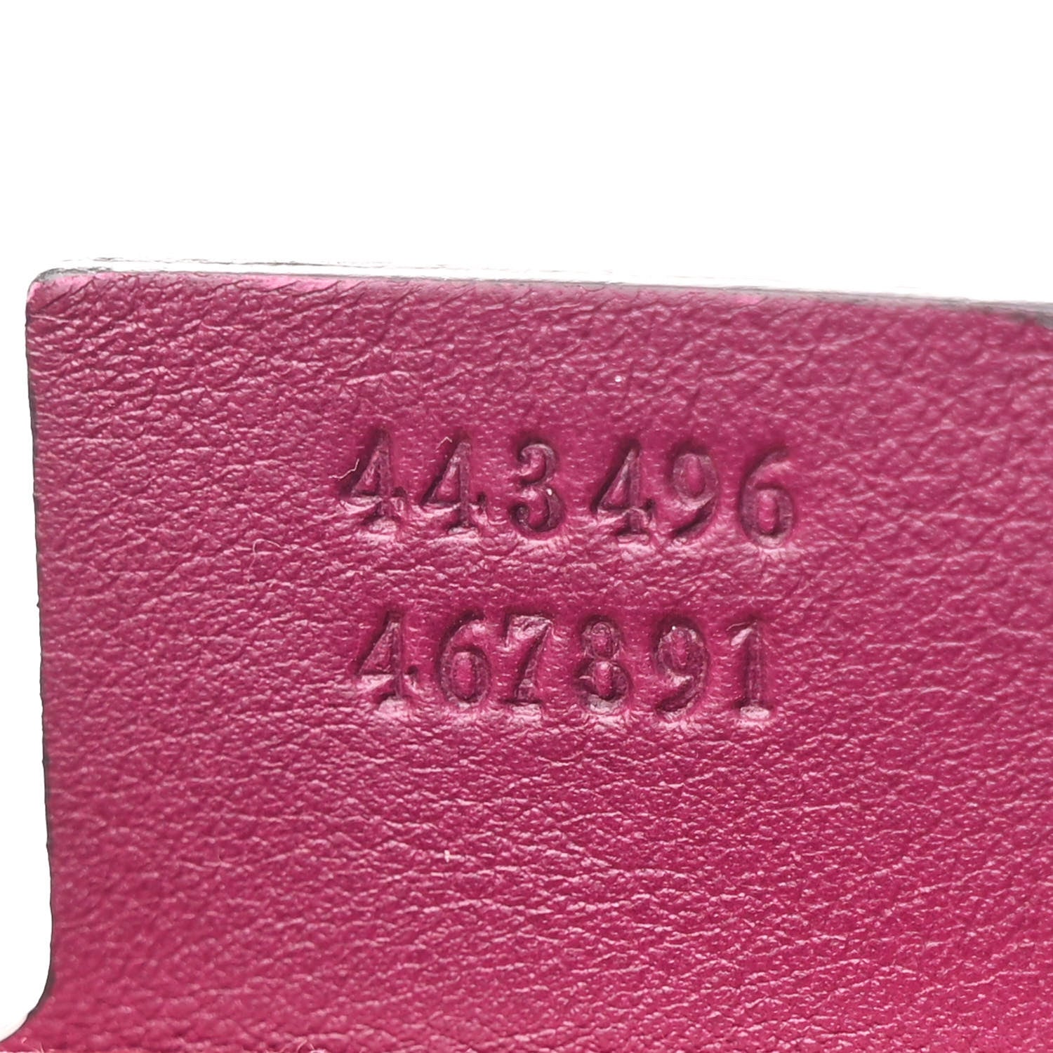 Gucci Velvet Matelasse Medium GG Marmont Shoulder Bag Fuchsia Violet Cyclamen 7 of 10