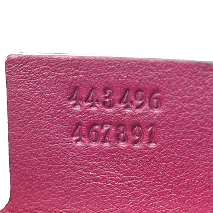 Gucci Velvet Matelasse Medium GG Marmont Shoulder Bag Fuchsia Violet Cyclamen 7 of 10