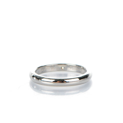 Tiffany Platinum Diamond Elsa Peretti Band Ring 5.25 3 of 6